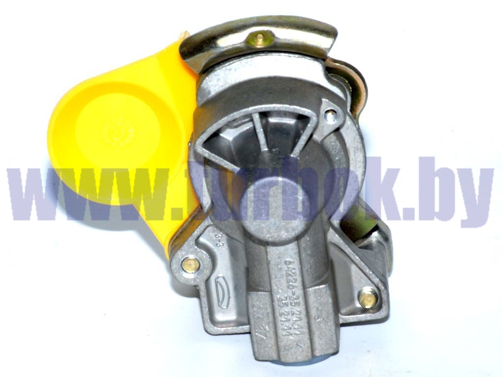 Головка соединительная М16 без клапана жёлтая 68х97х67,5 7493352111400