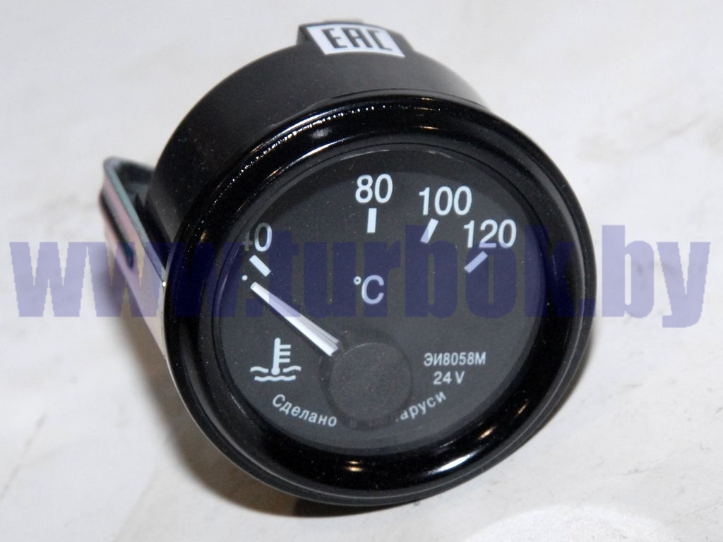 Указатель температуры круглый 40-120 С (сопротивление 380,0-60,0 Ом) светодиод.сигнализация