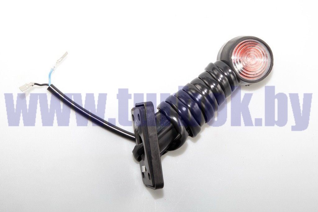 Фонарь боковой габаритов полуприцепов (рога) левый с лампочкой