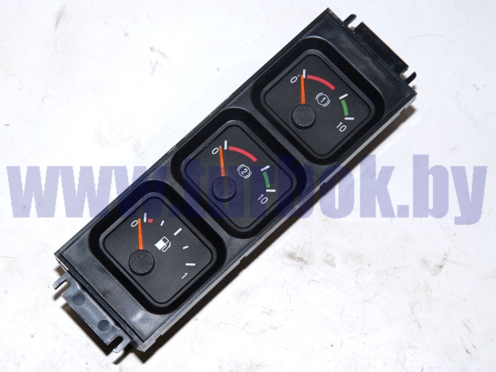 Блок (контроль: давления воздуха 1-й и 2-й контур, уровня топлива сем. МАЗ-5440, 6430, ДВС ЯМЗ, MAN)