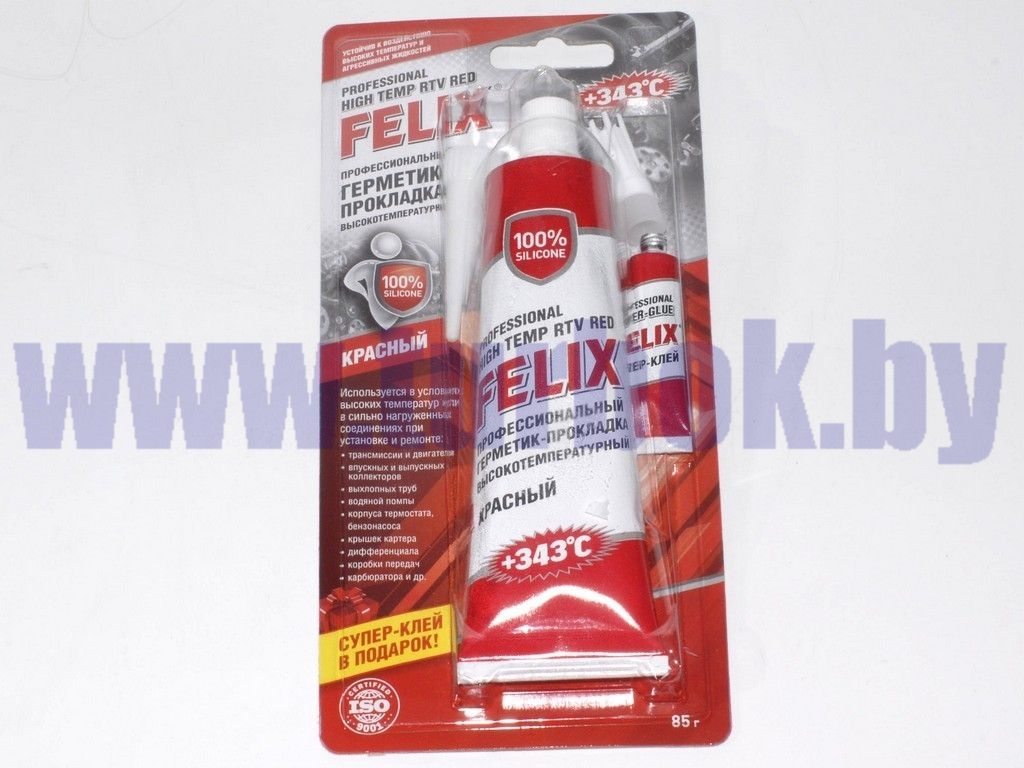 Герметик формирователь прокладок (от -62 до +343 С), красный, 85 г.