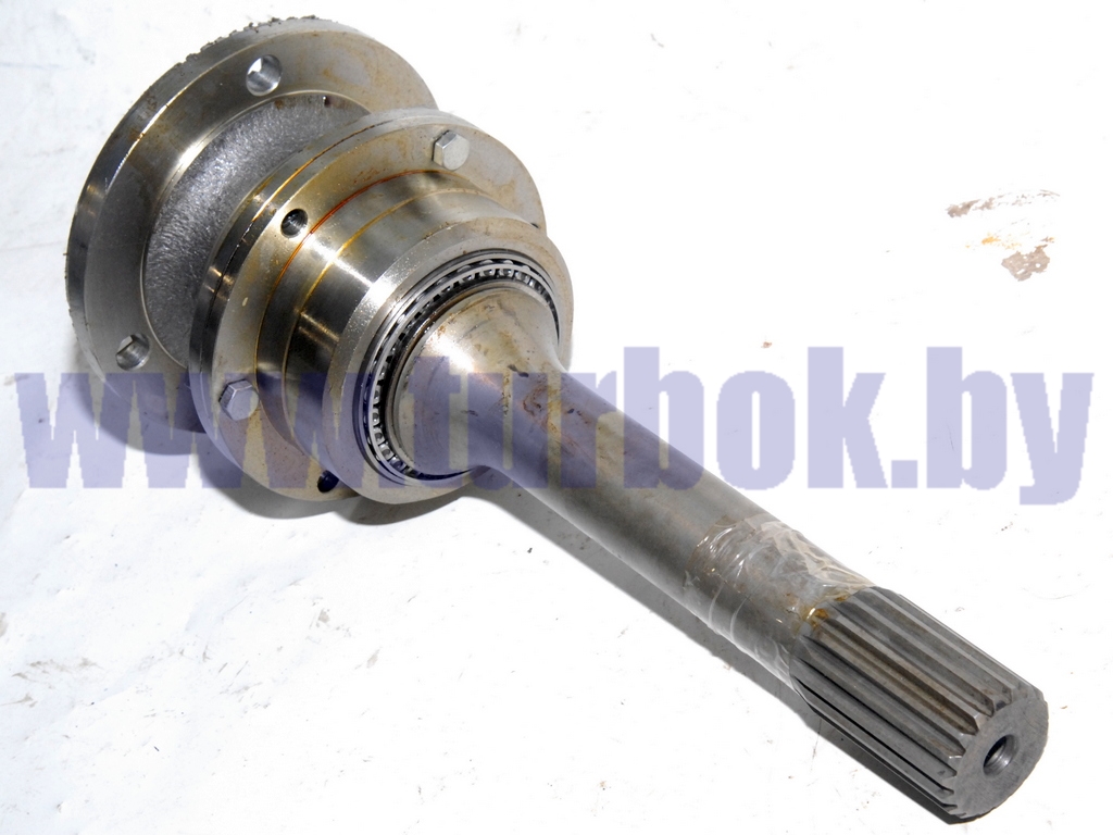 Вал задний в сборе (фланец D=65 4 отв. d=14, L=434)