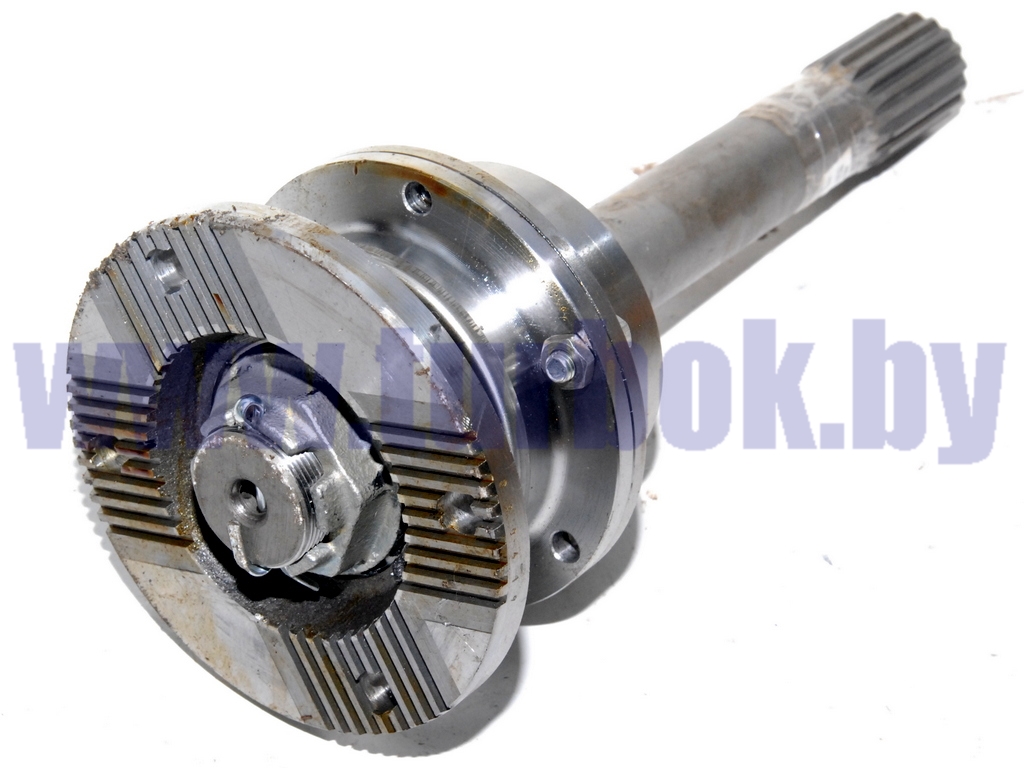 Вал задний в сборе (фланец D=65 4 отв. d=14, L=434)