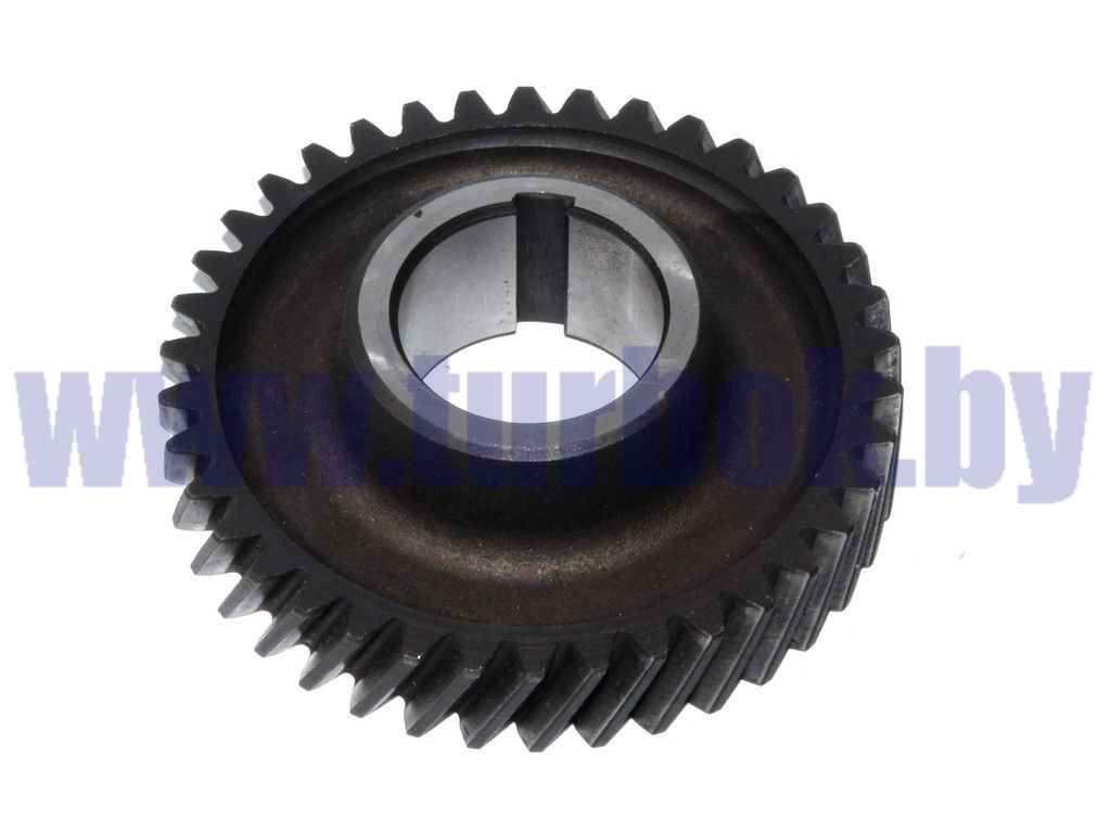 Шестерня 4 передачи вала промежуточного КПП-695Д под шпонку (z=38)