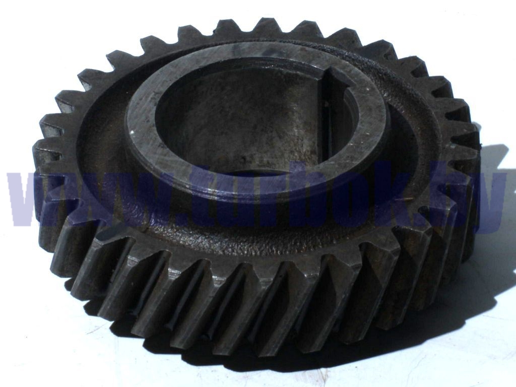 Шестерня 3 передачи вала промежуточного КПП-695Д под шпонку