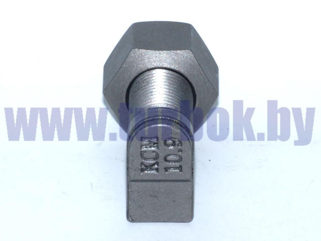 Болт колеса (костыль, L=65, М20х2) с гайкой М20х2 тефлон