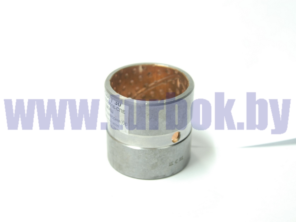 Втулка шкворня (стальная) средняя (H=60) с бронзовым напылением