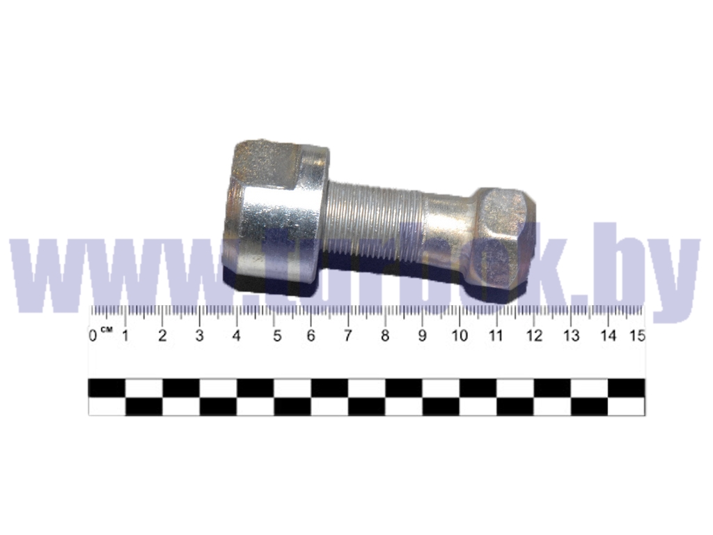 Болт М20*1.5-6h*55 ушка рессоры со втулкой