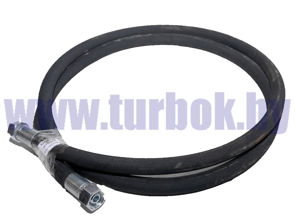 Шланг РВД (L=2770, гайка 32, гайка 32) от самосвала к  прицепу МАЗ-8571 (10 т.), МАЗ-8561(16 т.)