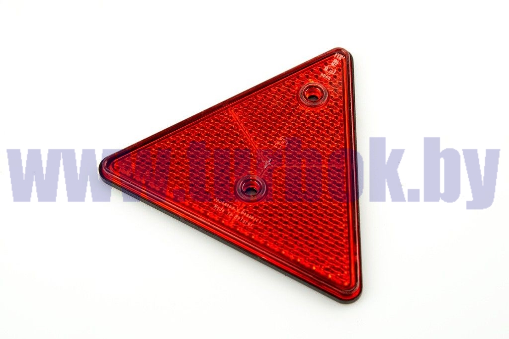 Световозвращатель треугольный (красный)