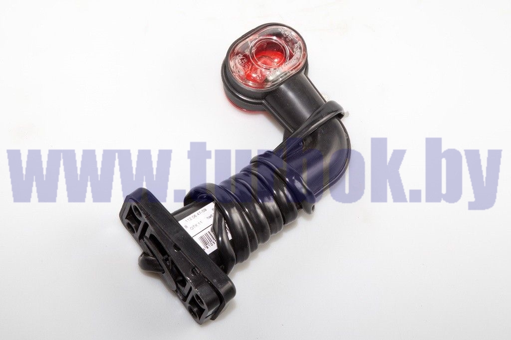 Фонарь боковой габаритов полуприцепов (рога) левый с лампочкой