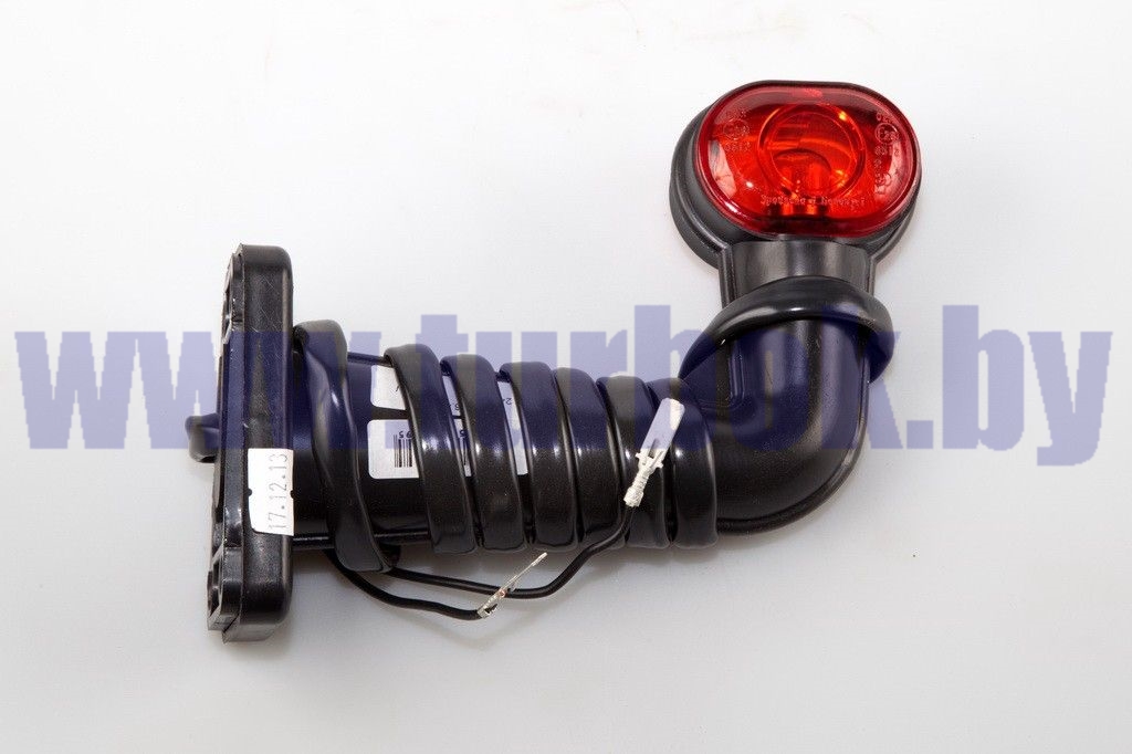 Фонарь боковой габаритов полуприцепов (рога) правый с лампочкой