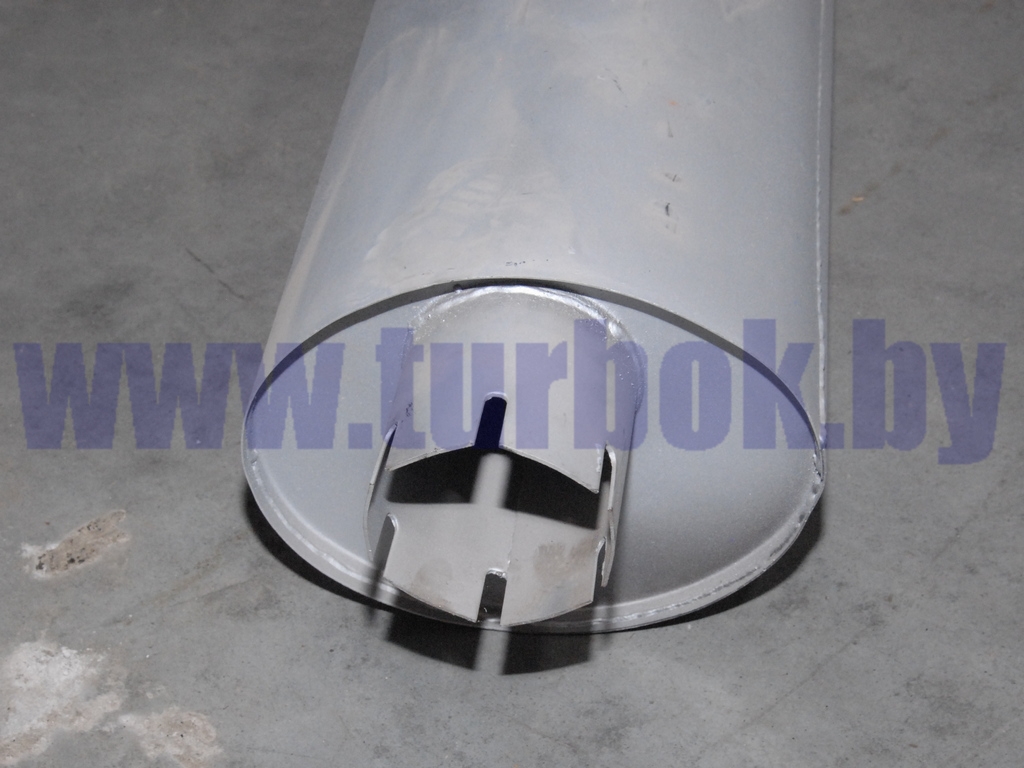 Глушитель 630300 соединение под металлорукав D=110