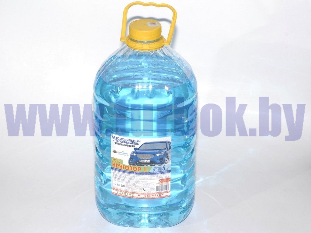 Жидкость стеклоомывающая (-25°С) бутылка 4,0 л г.Бобруйск