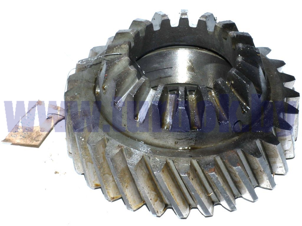 Шестерня ведущая (z=28/18) дифференциала моста среднего  под овальное банжо