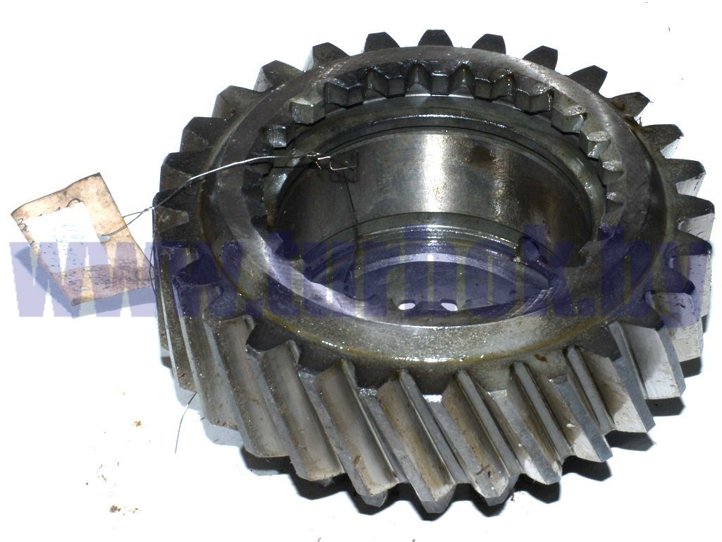 Шестерня ведущая (z=28/18) дифференциала моста среднего  под овальное банжо