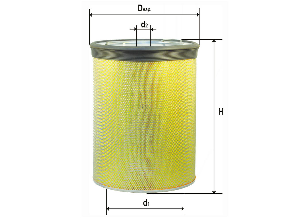 Элемент фильтрующий воздуха БЕЛАЗ 100 (592х460х320-23)