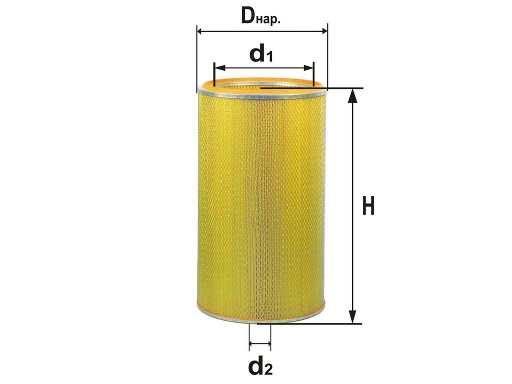 Элемент фильтрующий воздуха БЕЛАЗ 200 (564х316х258-23)