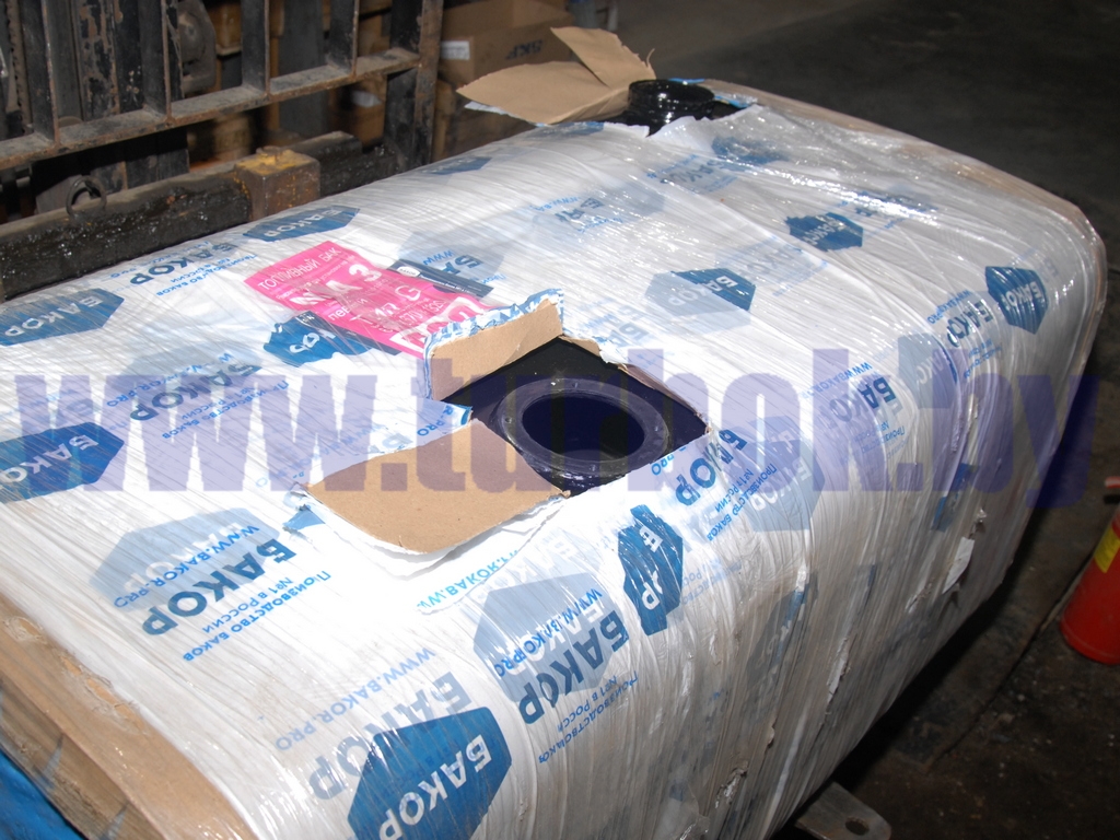 Бак топливный 500 л 1320х600х670 закругленный, левый