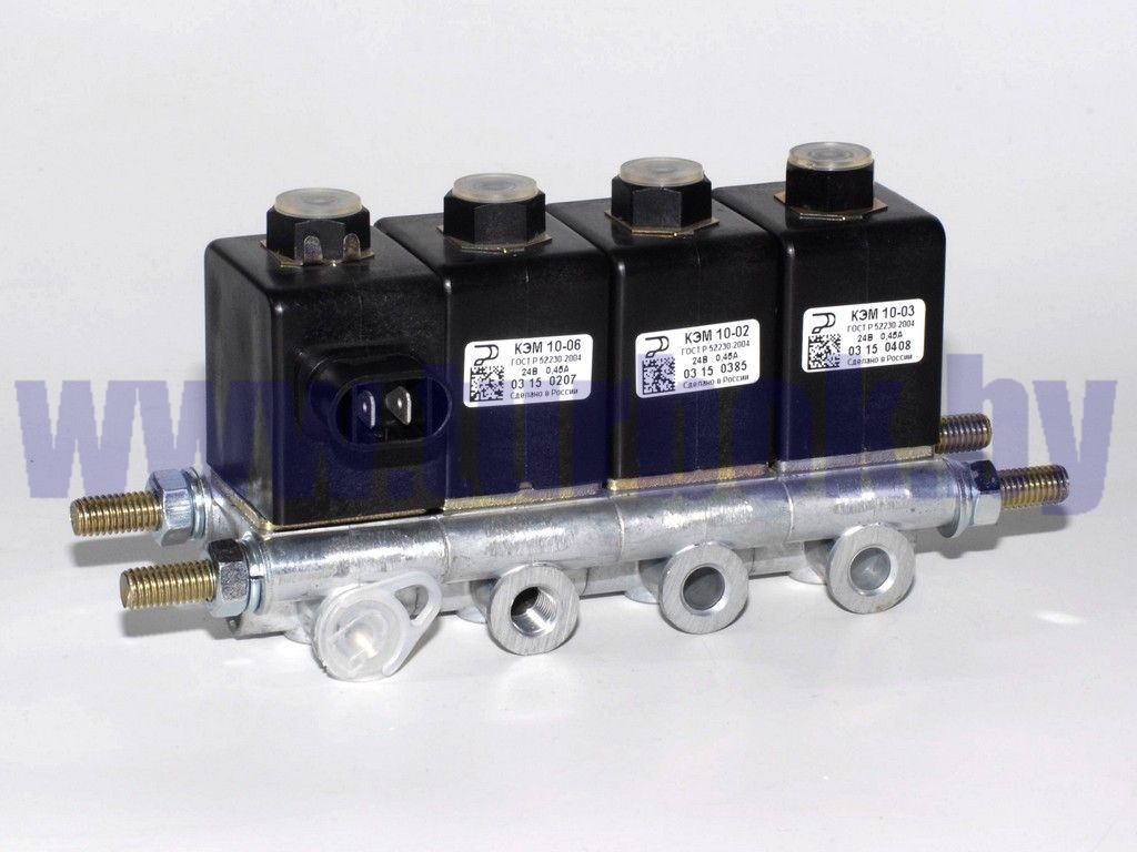 Блок электромагнитных клапанов КАМАЗ (4 шт. КЭМ-10)