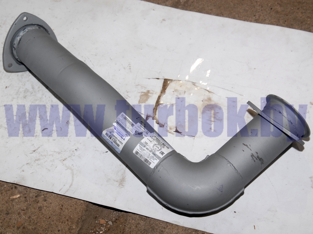 Колено трубы приёмной глушителя