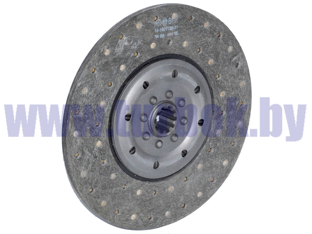 Диск ведомый КАМАЗ 14 (эллипсонавитая накладка)