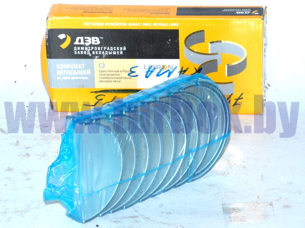 Вкладыши коренные 7405-102-5/1,0 d=100,50