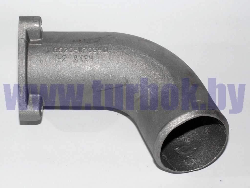 Патрубок теплообменника КАМАЗ-6520 правый