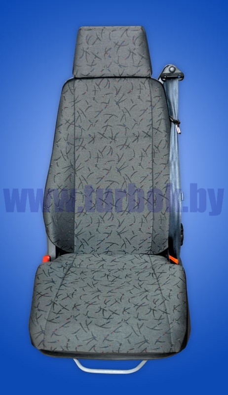 Сиденье водителя (с подголовником, пневмоподвеска) КАМАЗ-6520 3-х точечный ремень)
