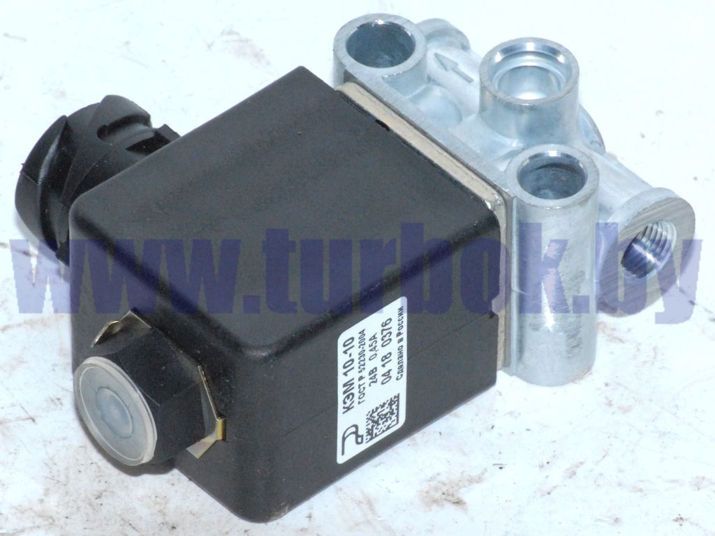 Клапан электромагнитный (НЗ,б.р.,К1/8,24В,Dу=3) КАМАЗ