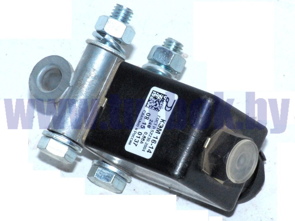 Клапан электромагнитный (НЗ,б.р.,К1/8,24В,Dу=4) КАМАЗ