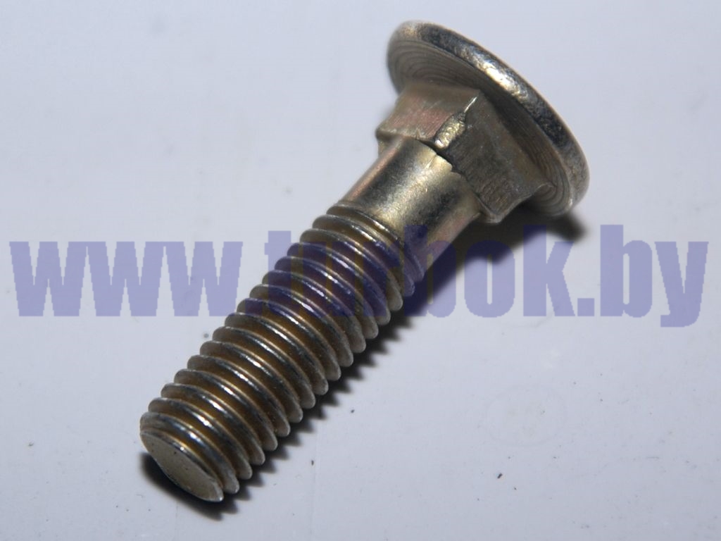 Болт М08-6g*30 с круглой шляпкой