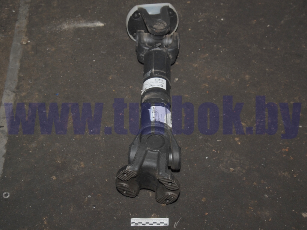 Вал карданный моста заднего (4отв.) L=701+120 торцевые шлицы КАМАЗ-6520