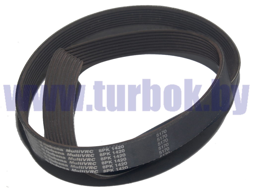 Ремень генератора ДВС CUMMINS 4BT,6BT КАМАЗ-4308 28,48х5-1420 RUBENA