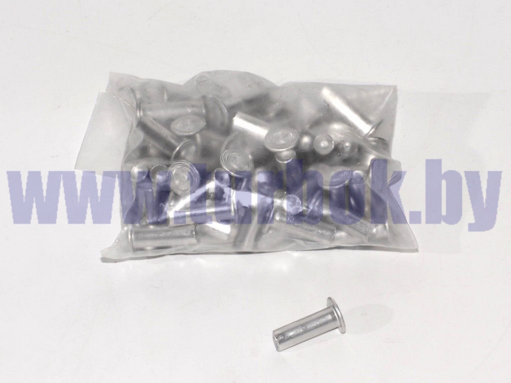 Заклёпка 08*24 алюминиевая (64 шт.) плоская набор №20(П)