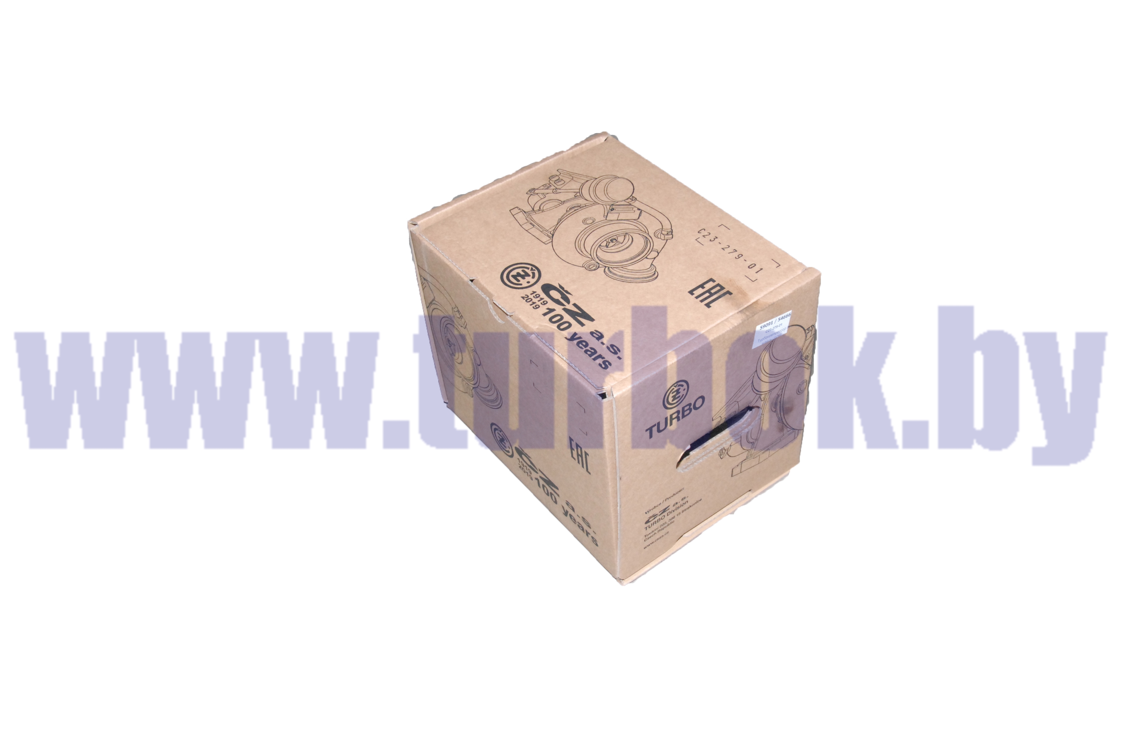 Турбокомпрессор КАМАЗ-740.37-400, 740.30-260 (Е-3) без регулятора правый