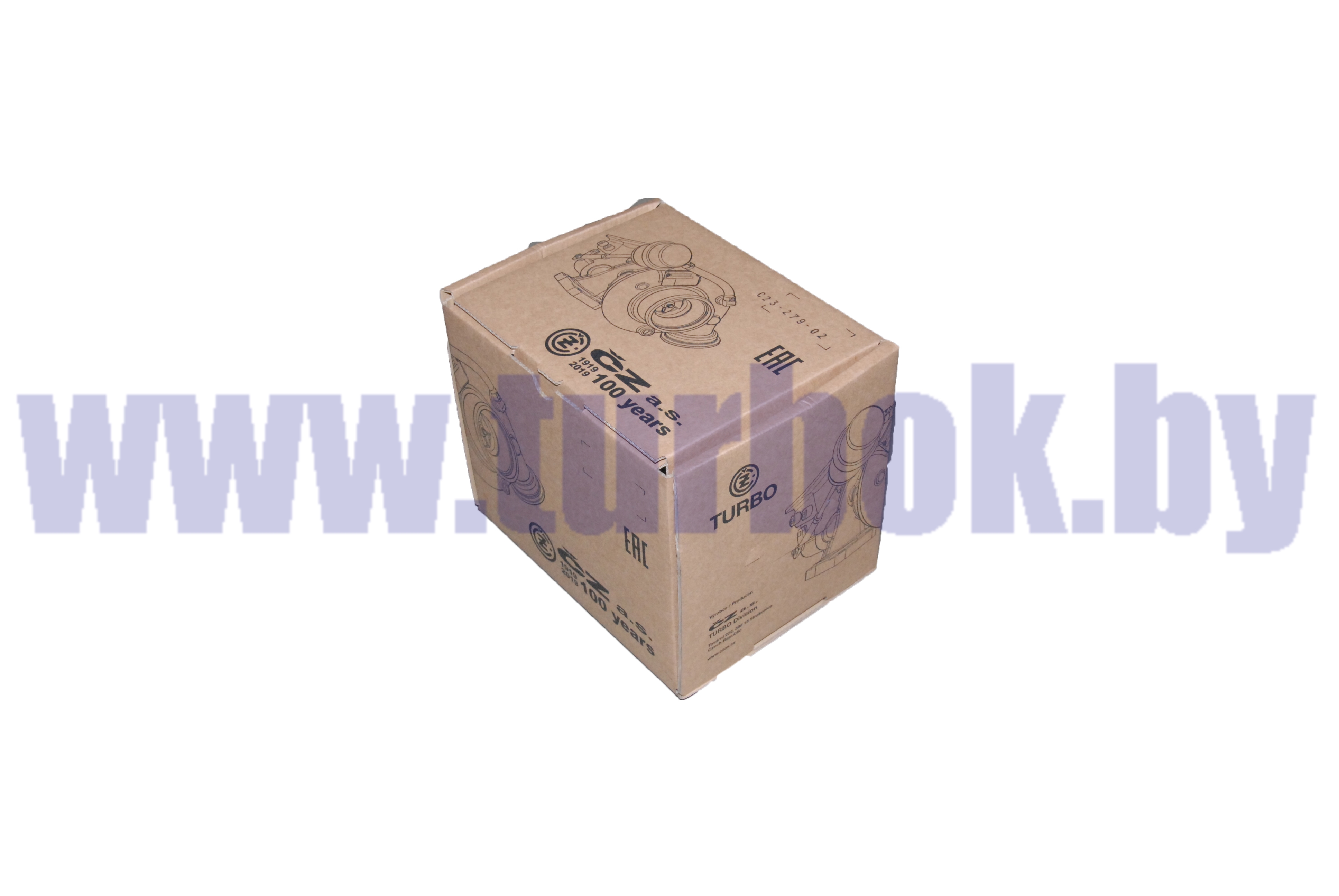 Турбокомпрессор КАМАЗ-740.37-400, 740.30-260 (Е-3) без регулятора левый