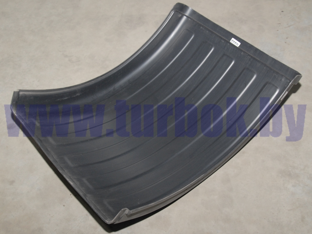 Крыло 1052х670 пластик двухскатное рифлёное