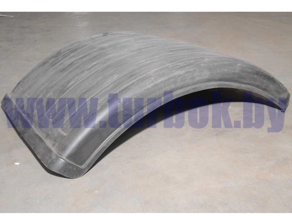 Крыло 0990х650 пластик двухскатное рифлёное