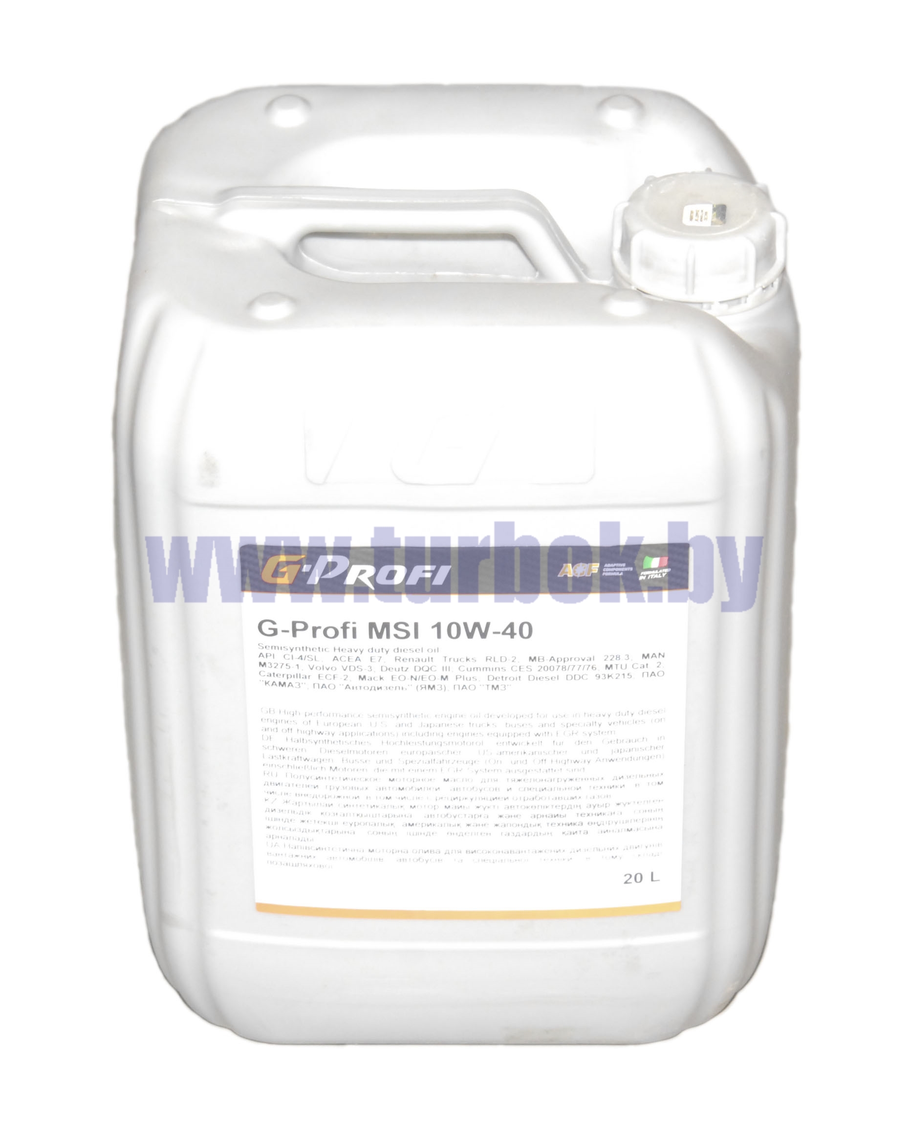 Масло моторное полусинтетическое G-Profi MSI CI-4/SL 10W40 20л