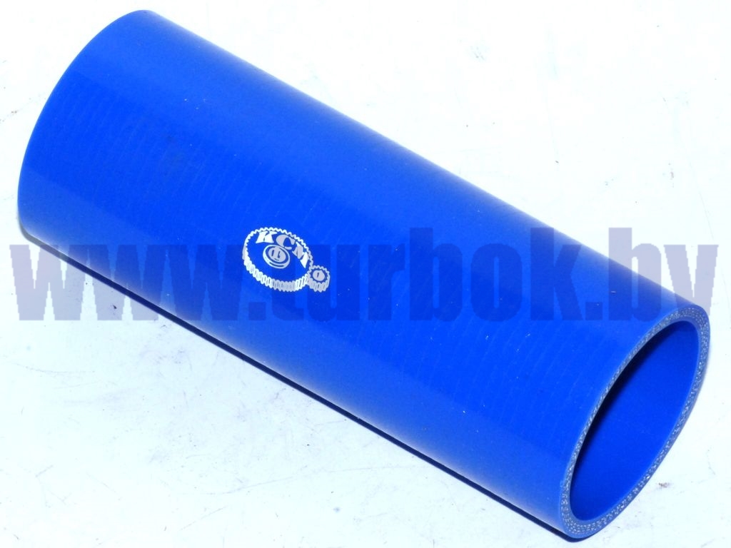 Шланг отводящий (патрубок радиатора нижний,L=180,D=60*70) силикон синий