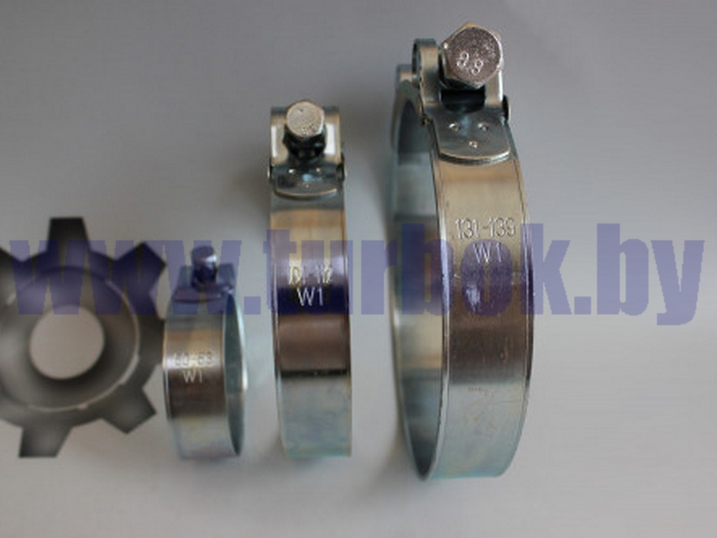 Хомут металлорукава и приемной трубы D=110