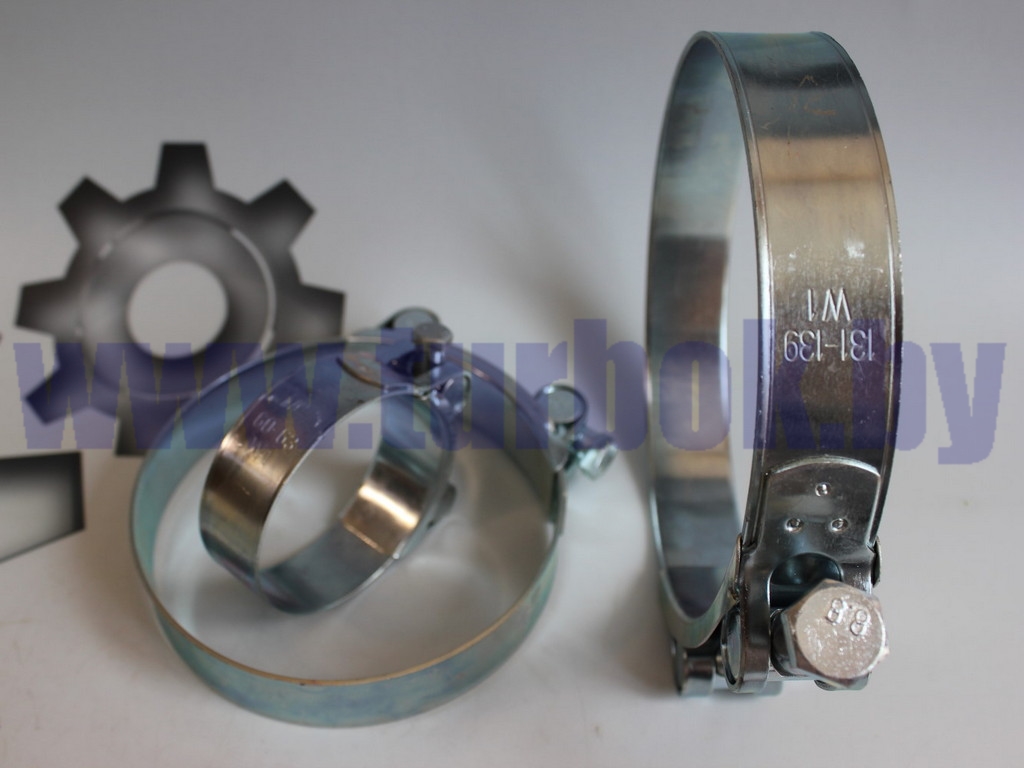 Хомут металлорукава и приемной трубы D=110