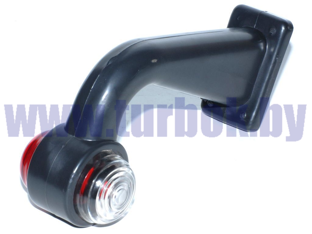 Фонарь боковой габаритов полуприцепов (рога) левый без лампочки под бесцокольную лампу