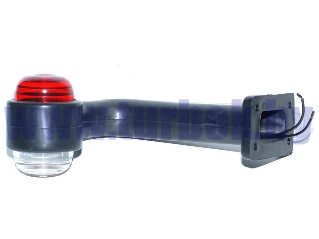 Фонарь боковой габаритов полуприцепов (рога) правый под бесцокольную лампу без лампочки