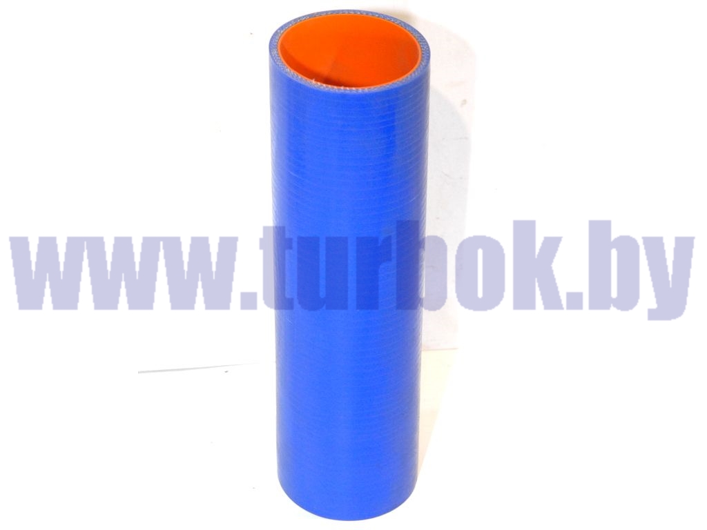 Шланг отводящий (патрубок радиатора нижний,L=200,d=70) КАМАЗ-65115 силикон синий/54115-1303026-01