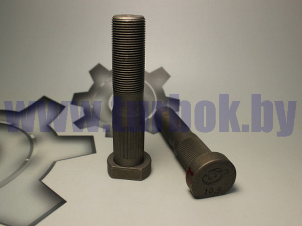 Болт ступицы (Еврошпилька L-105мм) ЛИАЗ, задняя н/обр ТЕФЛОН (низкая юбка)