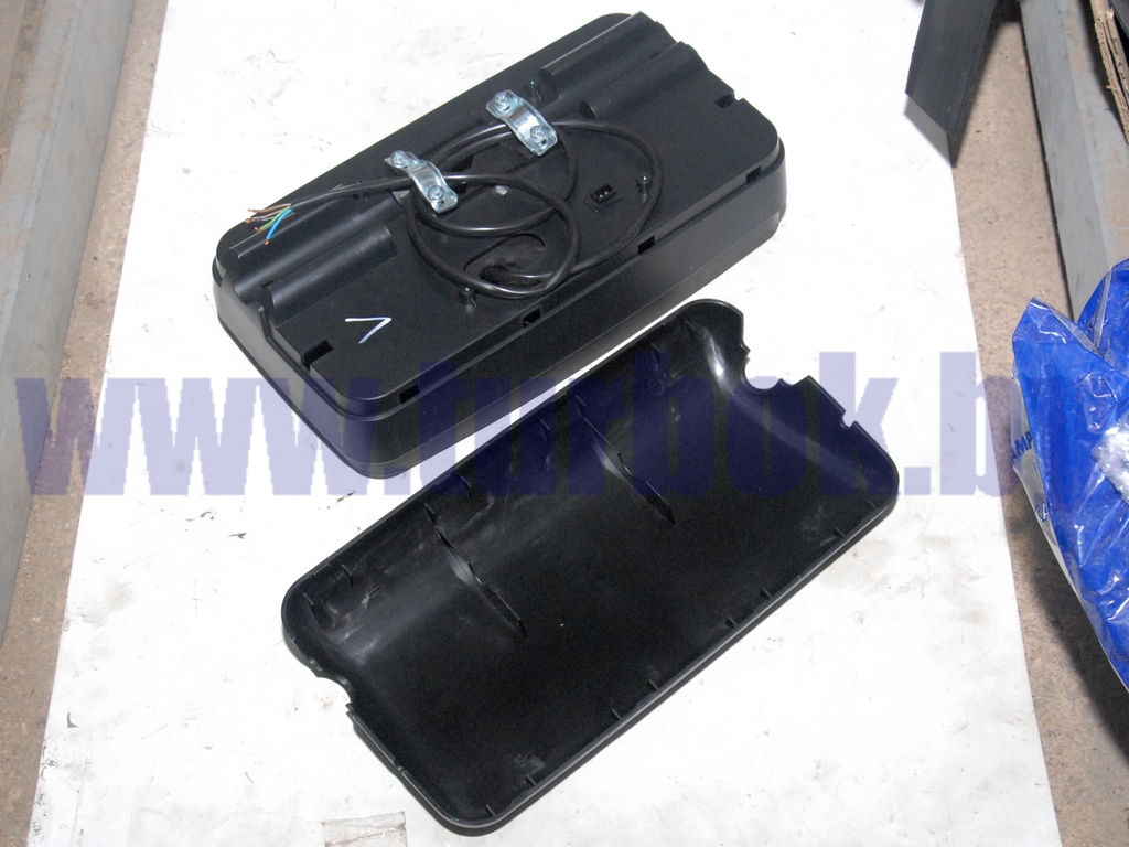 Зеркало заднего вида с подогревом 380*199*129, левое