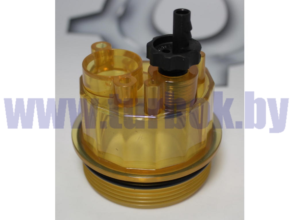 Стакан отстойник с ПОДОГРЕВОМ и  клапаном слива (Отстойник в сб.фильтра PL-270/420)