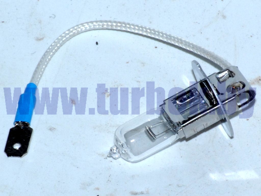 Лампочка 12В галогенная с проводом